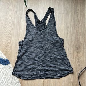 Dark gray lululemon tank top. Size 4